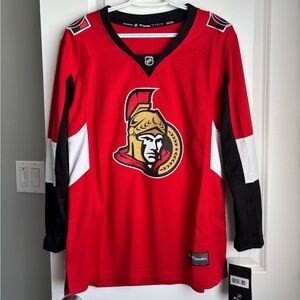 Ottawa Senators Authentic Fanatics Women's Hockey Jersey NWT Medium or Large